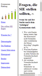 Mobile Screenshot of gymi-ranking.de